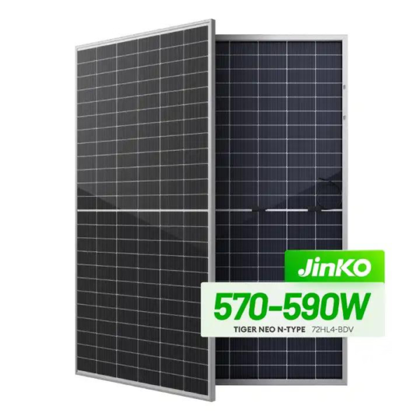 Panneau Solaire JINKO 590W Tiger Neo Bifacial 72HL4-BDV